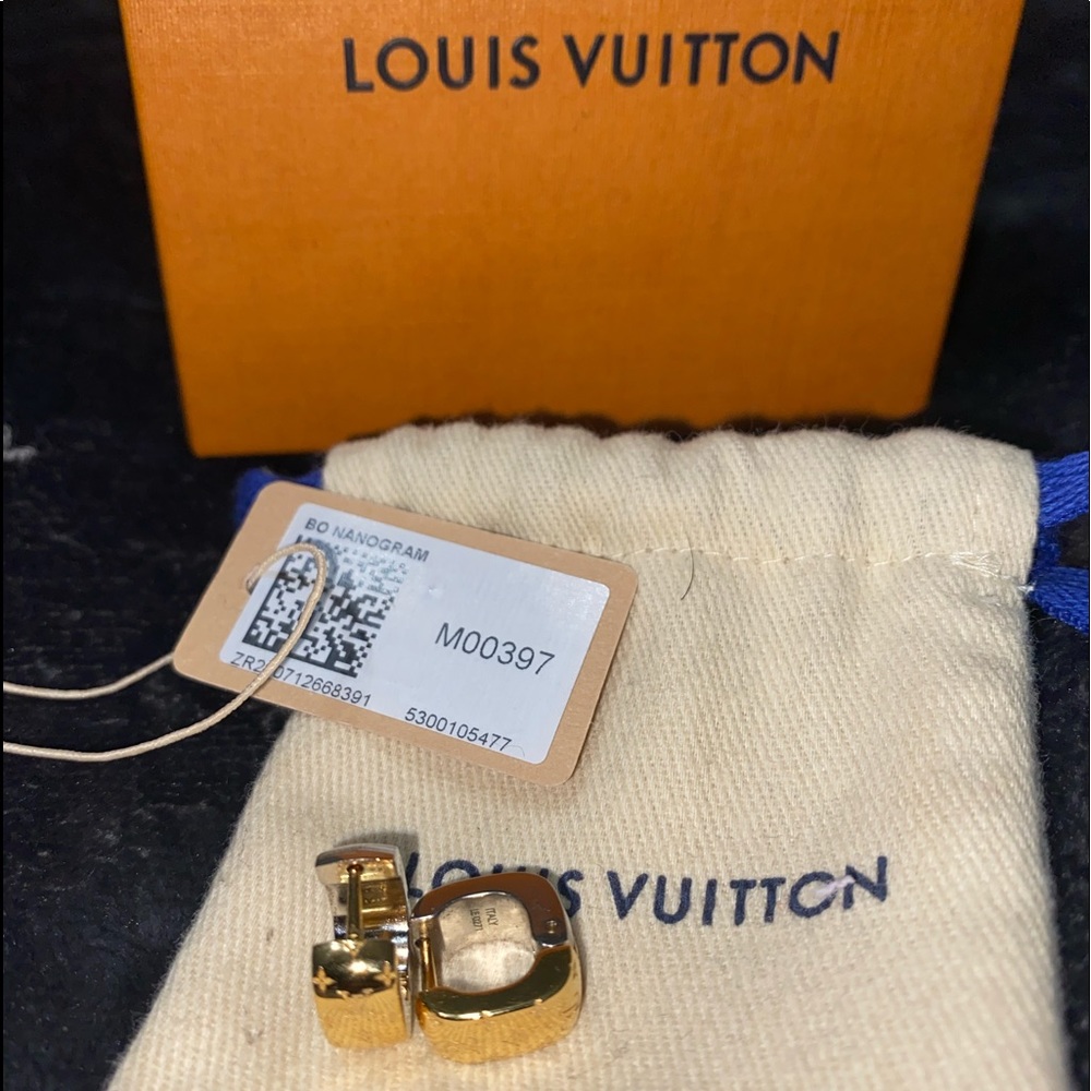 Louis Vuitton Earrings-Nanogram Earrings